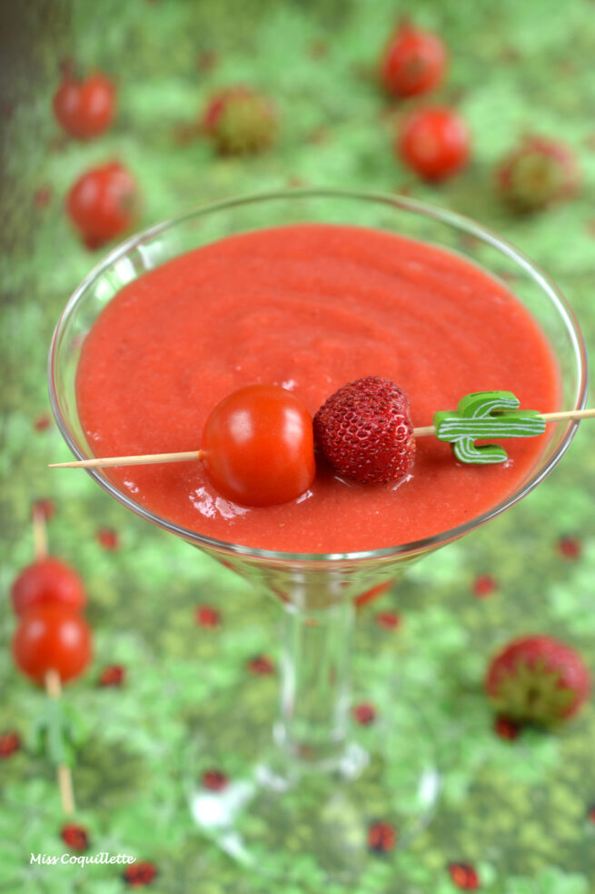 Gaspacho rouge - Visuel de recette - Copyright Miss Coquillette
