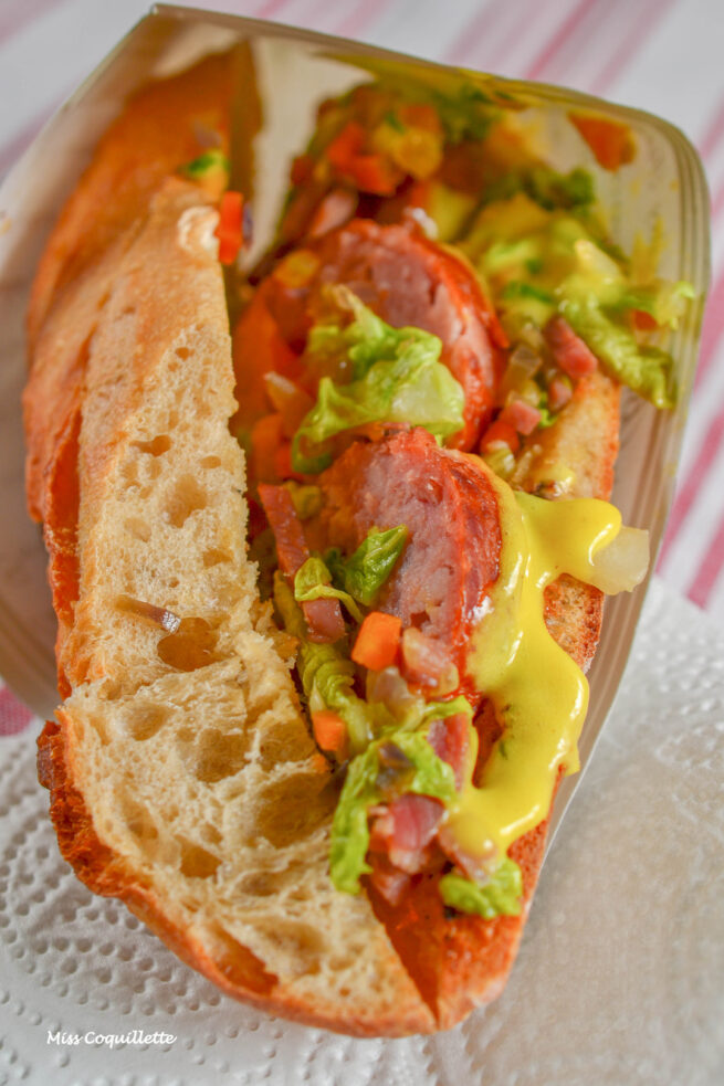 Hot dog - Visuel de recette - Copyright Miss Coquillette