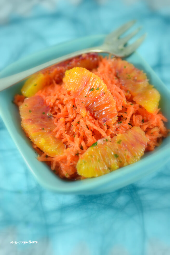 Salade orientale - Visuel de recette - Copyright Miss Coquillette